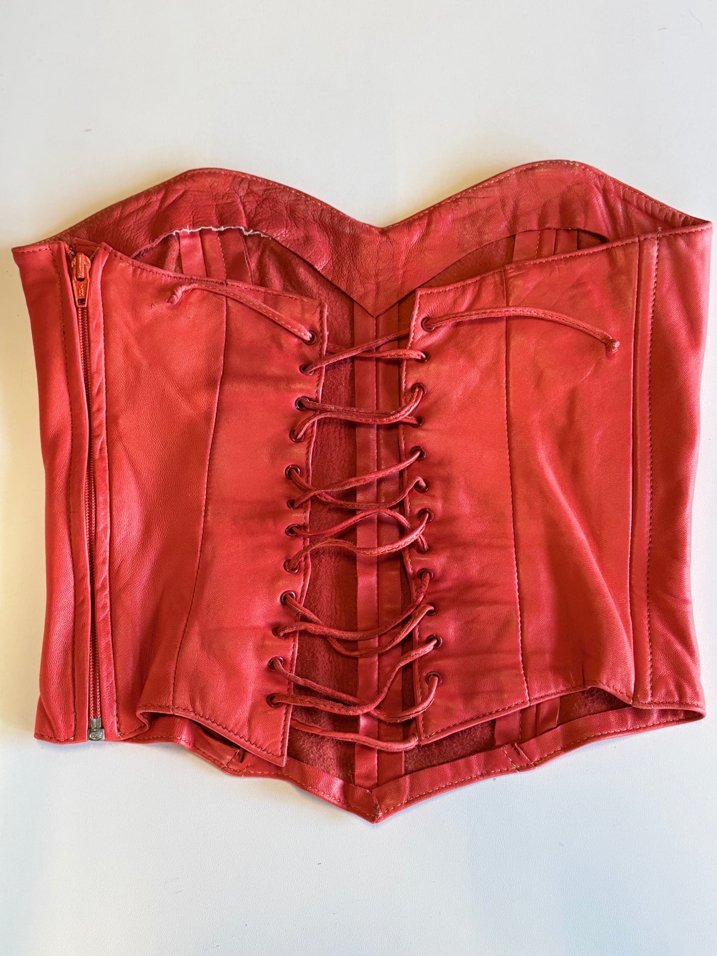 Vintage Leather Bustier