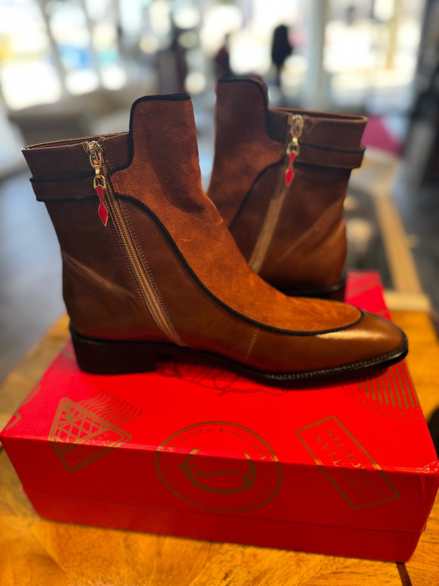 Christian Louboutin Ecritoir Ankle Boots