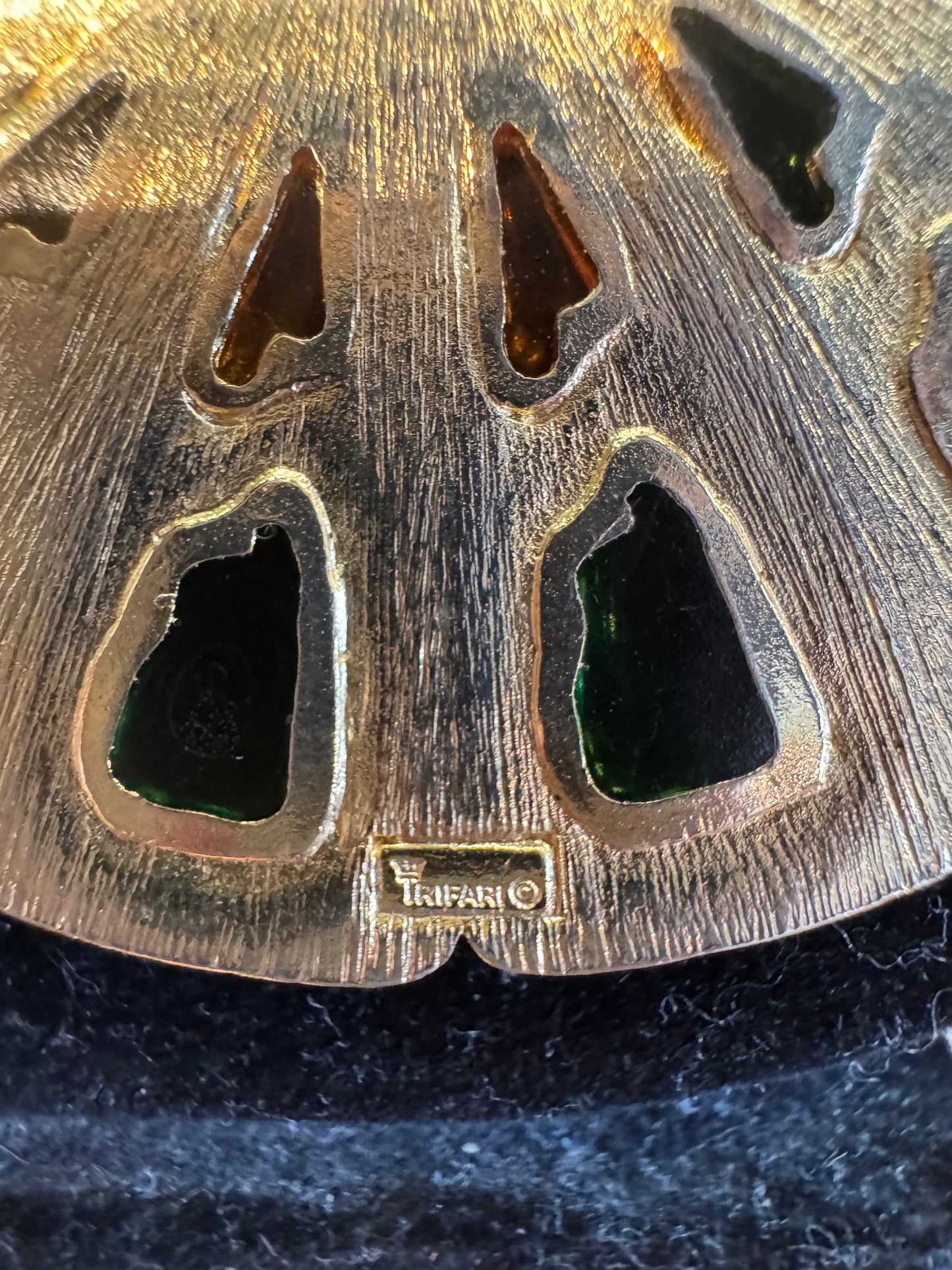 Vintage Trifari Pendant and Necklace