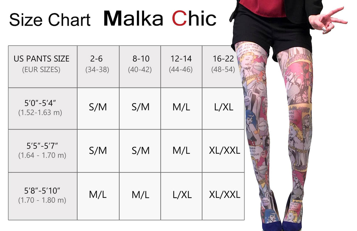 Leopard Tights for Women Malka Chic