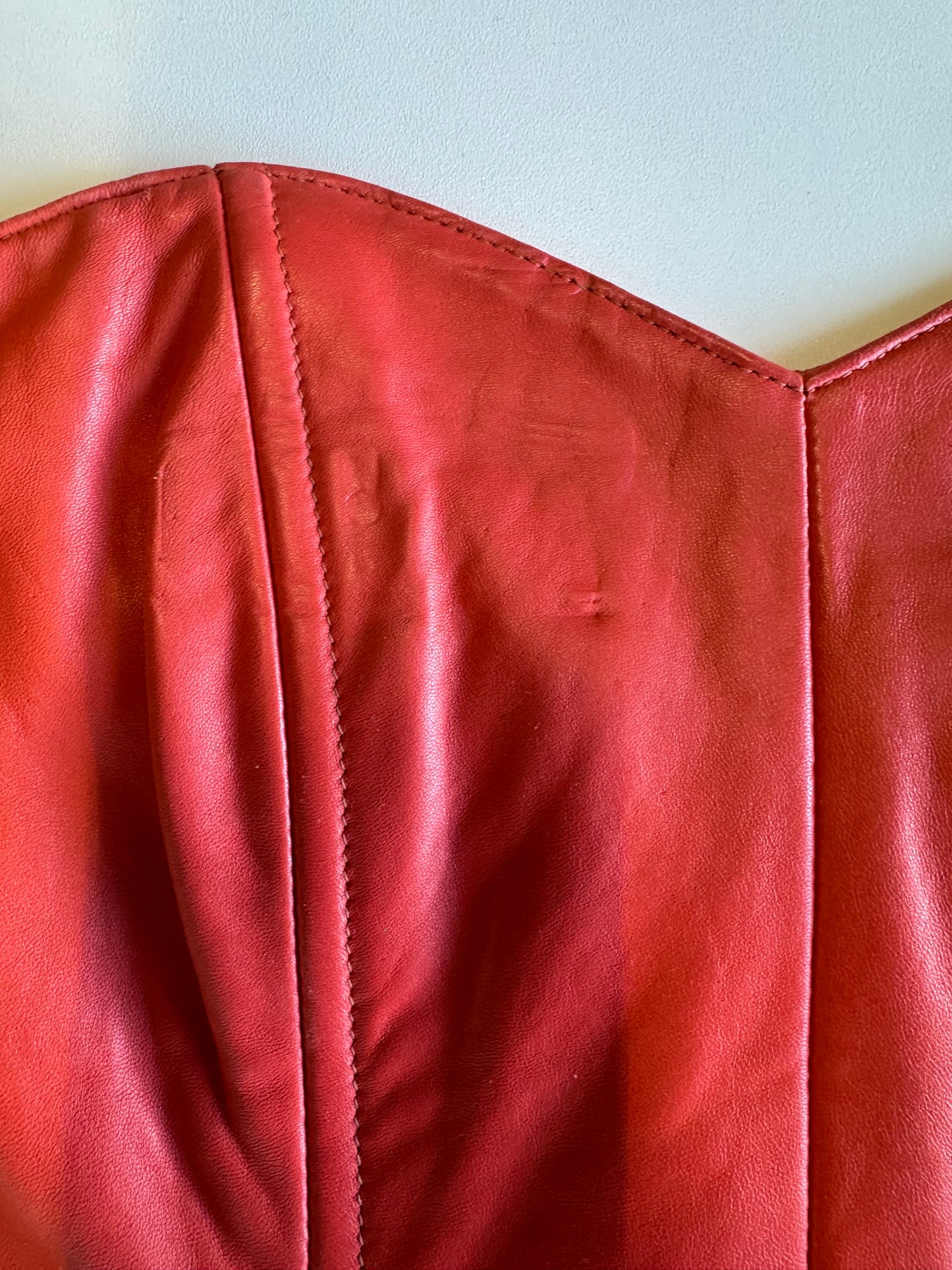 Vintage Leather Bustier
