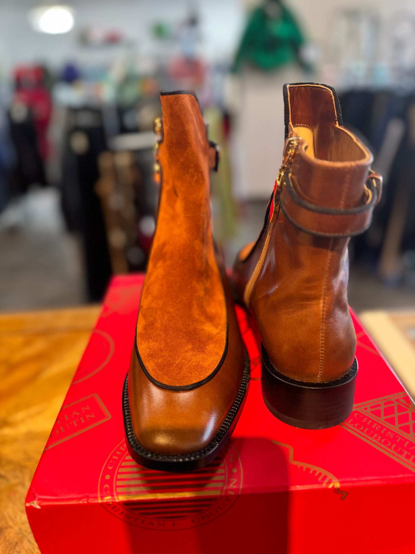 Christian Louboutin Ecritoir Ankle Boots