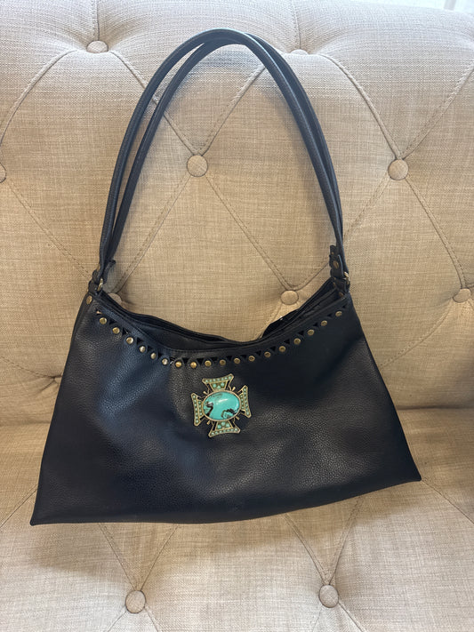 Shoulder Bag with Torquise