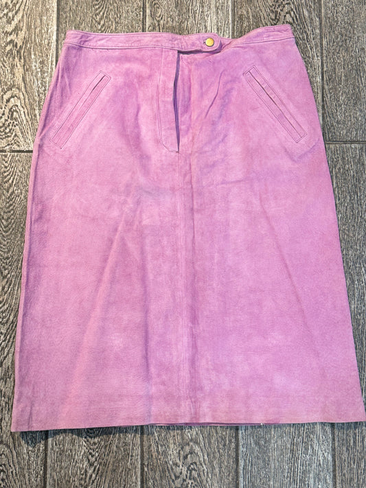 Vintage Suede Skirt
