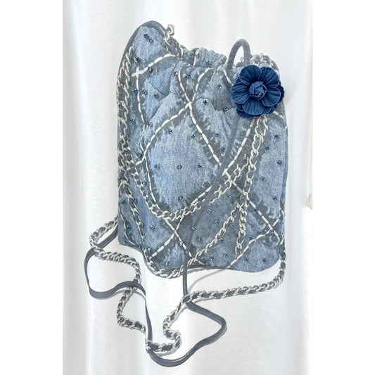 Denim Chain Bag Graphic Tee