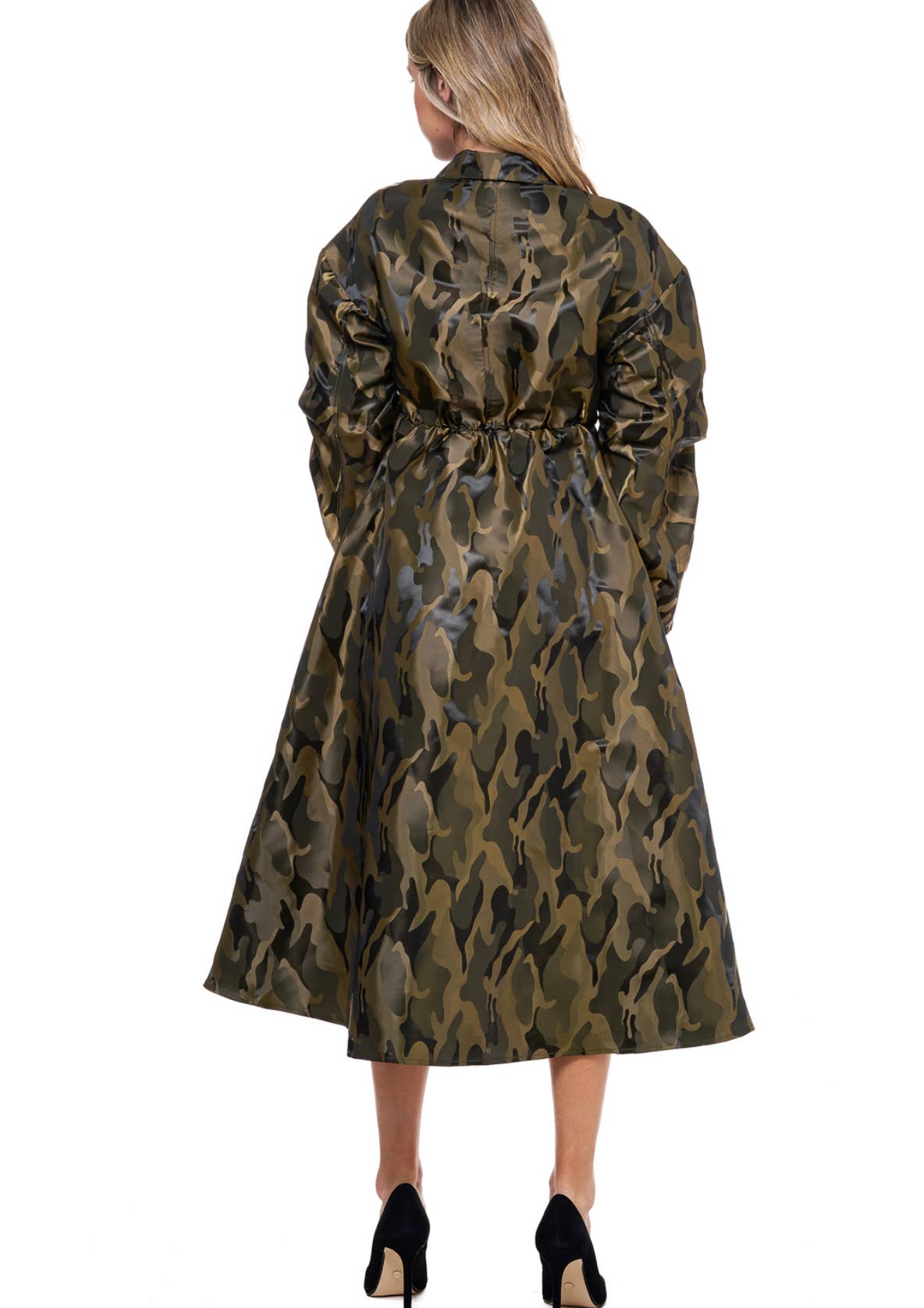 Camo Zipper Coat