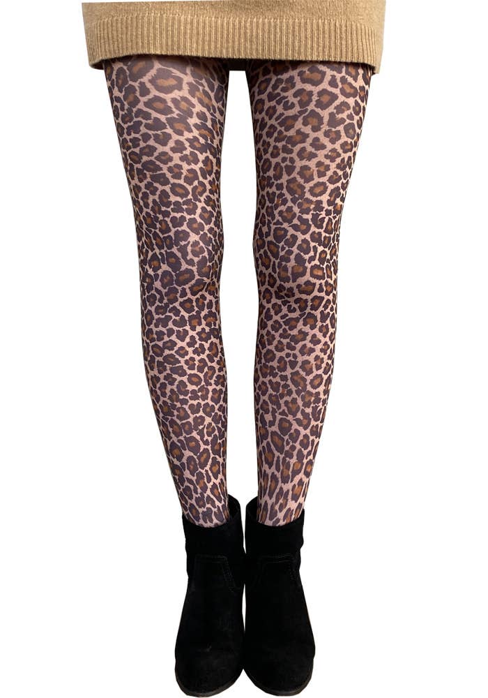 Leopard Tights for Women Malka Chic