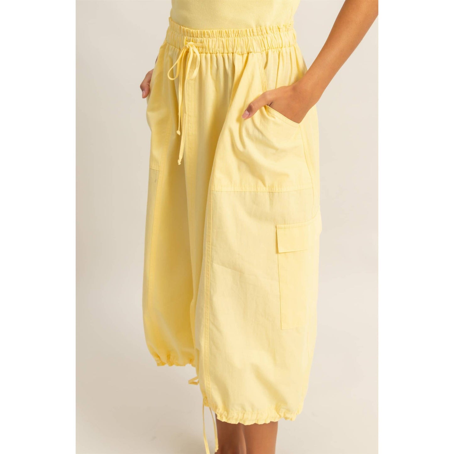 Sleeveless Cargo Midi Dress