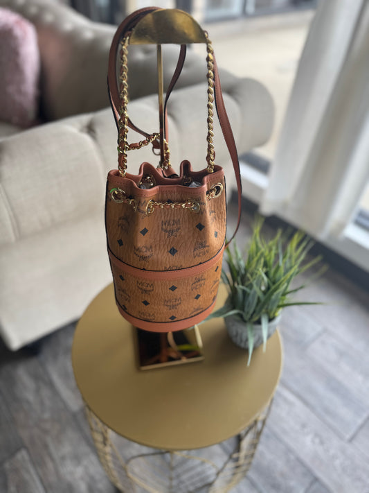 MCM Aren Mini Chain Backpack