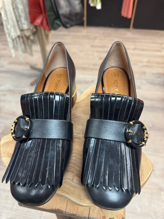 Tory Burch Multi Logo Kiltie Loafer