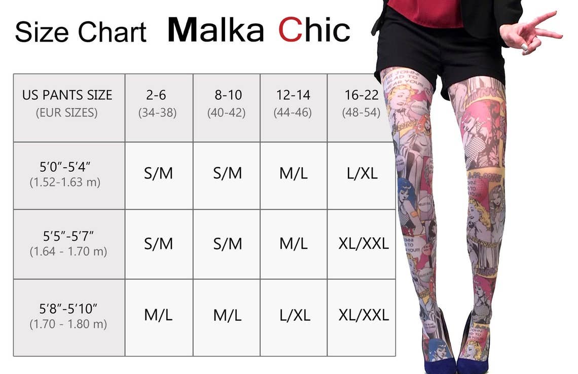 Black Music Opaque Tights